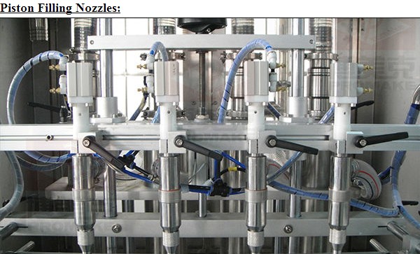 直列式液體灌裝機(jī)，全自動氣動伺服電機(jī)灌裝設(shè)備果汁酒水(圖4)