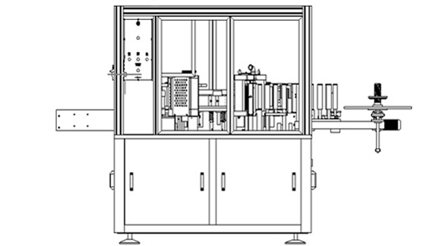 直列式opp熱熔膠貼標(biāo)機(jī) 全自動(dòng)礦泉水瓶熱熔膠BOP貼標(biāo)機(jī)(圖2)